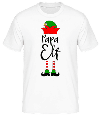 Papa Elf Figur - Men's Basic T-Shirt - White - Front