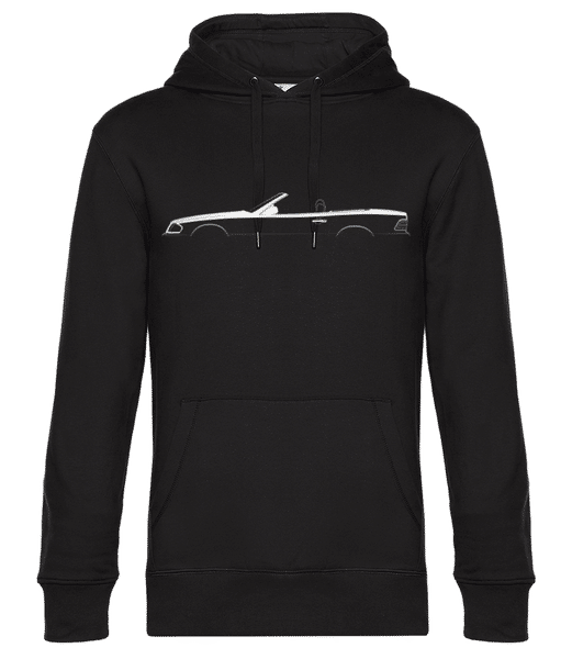 Aperçu: 'Mercedes SL R129' Silhouette - Sweat à capuche premium Unisexe - Noir - Devant