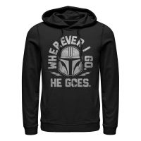 Star Wars - The Mandalorian - Mandalorian Goin My Way - Unisex Hoodie - Black - Front