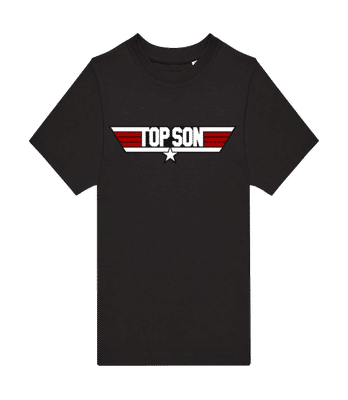 Top Son - T-shirt homme B&C - Noir - Devant