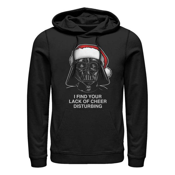 Aperçu: Star Wars - Darth Vader Lack of Cheer - Christmas - Unisex Sweat à capuche - Noir - Devant