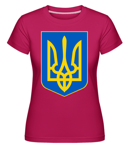 Preview: Ukraine Symbol -  Shirtinator Women's T-Shirt - Magenta - Front