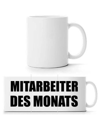 Mitarbeiter Des Monats - Panoramatasse - Weiß - Vorne