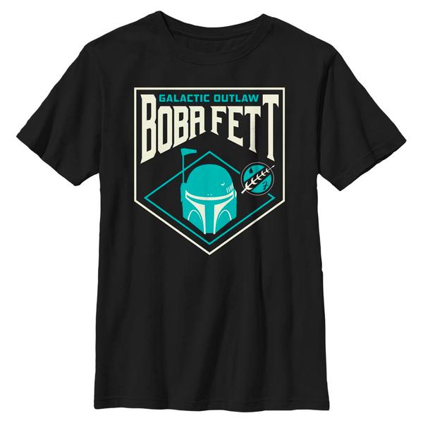 Star Wars - Book of Boba Fett - Boba Fett Galactic Outlaw Badge - Enfant T-shirt