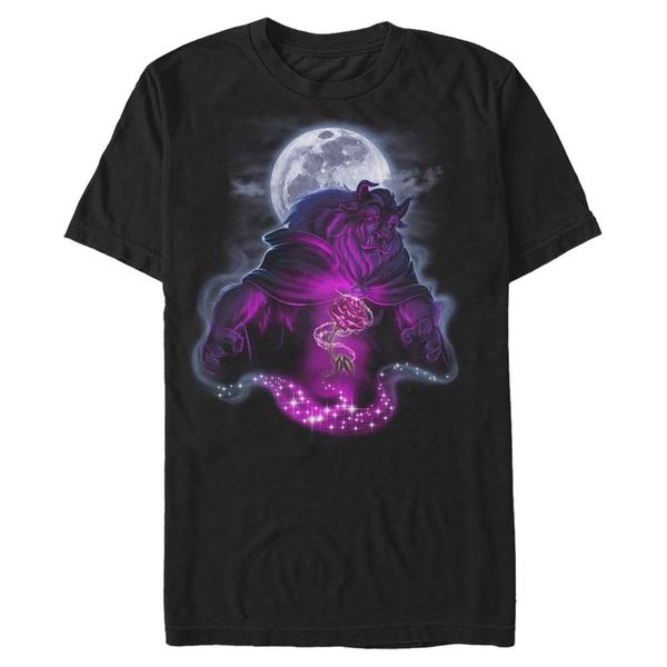 Aperçu: Disney - La Belle et la Bête - Zvíře - Homme T-shirt - Noir - Devant