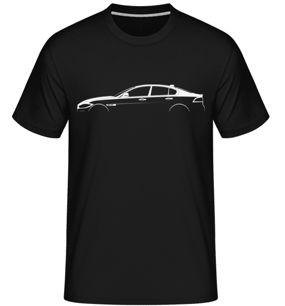 'Jaguar XE' Silhouette -  T-Shirt Shirtinator homme - Noir - Devant