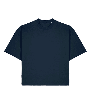 Camiseta boxy unisex bio Stanley Stella - Marino - delante