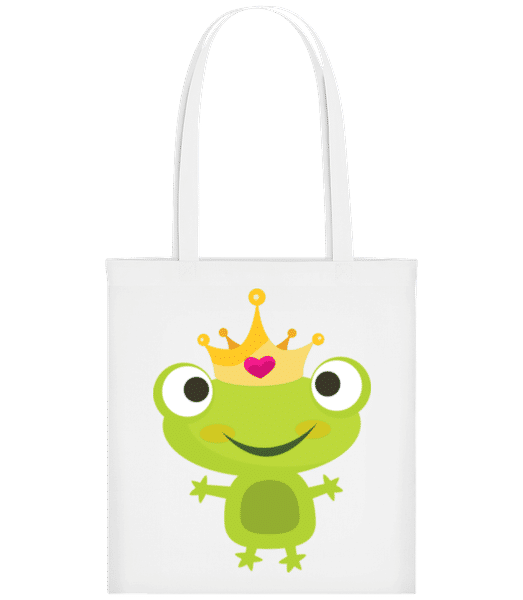 Aperçu: Princess Frog - Tote Bag - Blanc - Devant