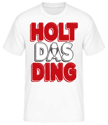 football_3_AT - Men's B&C T-Shirt - White - Front
