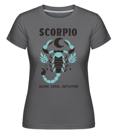 Scorpio - T-shirt Shirtinator femme - Anthracite - Devant