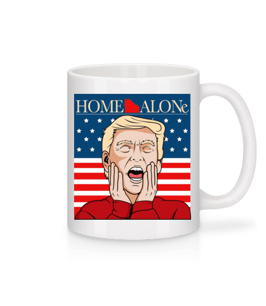 Aperçu: Home Alone Trump - Mug en céramique blanc - Blanc - Devant