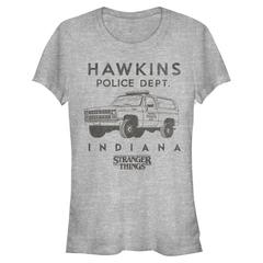 Netflix - Stranger Things - Hopper Hawkins Police Auto - Femme T-shirt