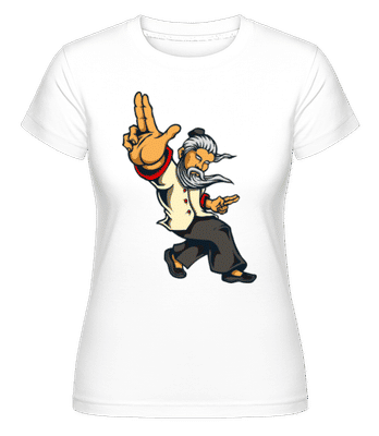 Kungfu Shifu -  T-shirt Shirtinator femme - Blanc - Devant