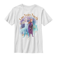 Disney - La Reine des neiges - Elsa & Anna Truth Sisters - Enfant T-shirt