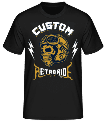 Custom Ride - Pánske basic tričko - Čierna - Predné