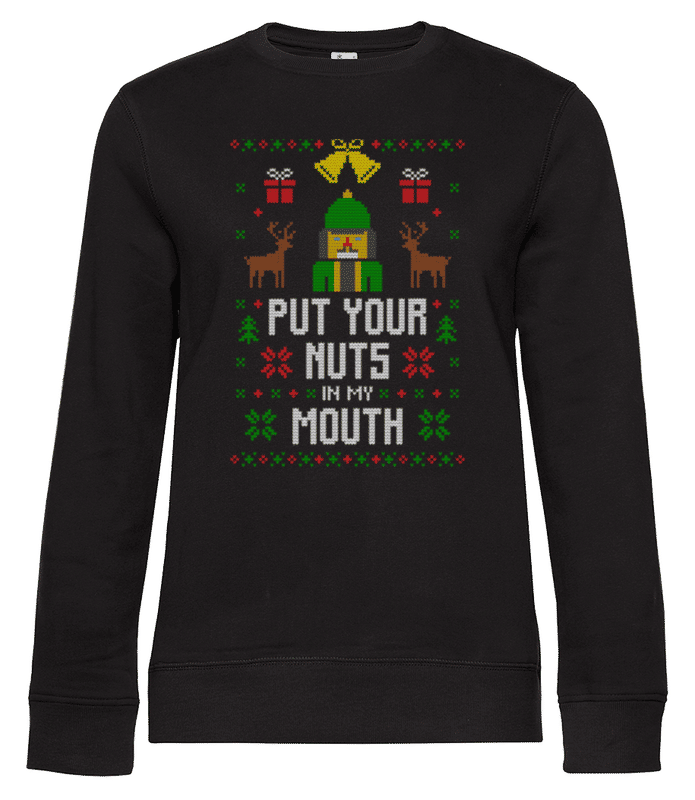 Preview: Put Your Nuts In My Mouth - Women's standard sweatshirt - Black - Front