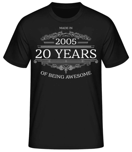 Aperçu: Made In 2005 - T-shirt standard Homme - Noir - Devant