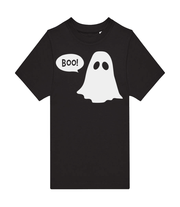 Aperçu: Fantôme Boo - T-shirt homme B&C - Noir - Devant