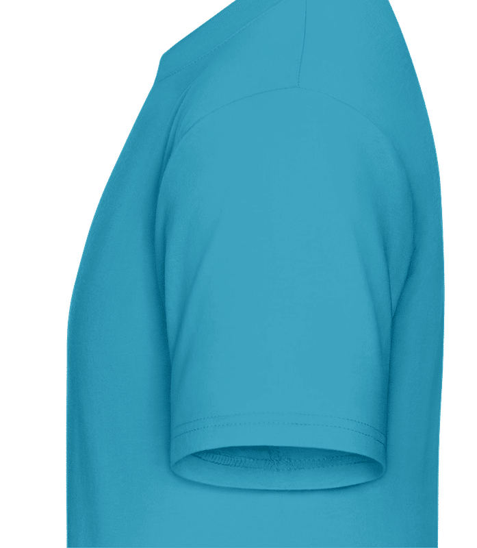 Vista previa: I'm This Old Floppy Disc - Camiseta para hombre B&C - Aqua - izquierda