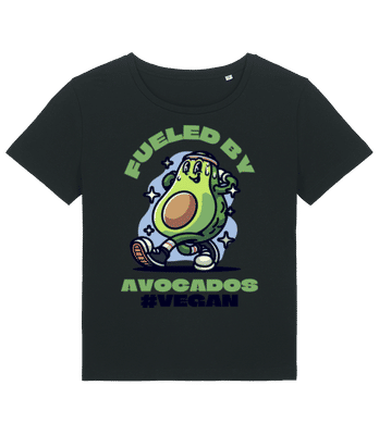 Fueled By Avocados - Camiseta bio mujer Stanley Stella 2.0 - Negro - delante