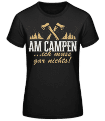 Am Campen · Frauen T-Shirt B&C