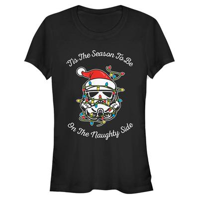 Star Wars - Stormtrooper Tis The Season - Christmas - Women's T-Shirt - Black - Front
