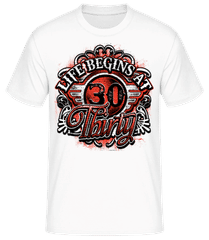 Life Begins At 30 · T-shirt standard Homme