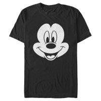 Disney - Mickey Mouse - Mickey Mouse Big Face Mickey - Homme T-shirt - Noir - Devant