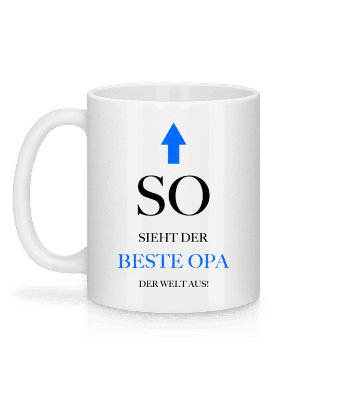 Vorschau: So Sieht Der Beste Opa Aus - Tasse - Weiß - Hinten