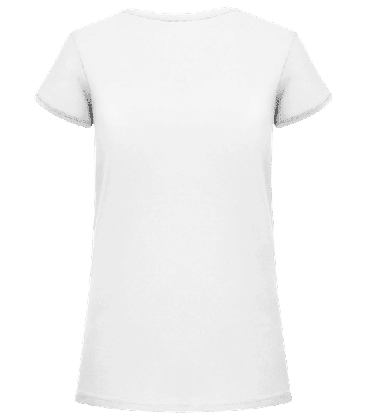 Aperçu: Je Suis Déjà Parfaite - T-shirt col en V Femme - Blanc - Derrière
