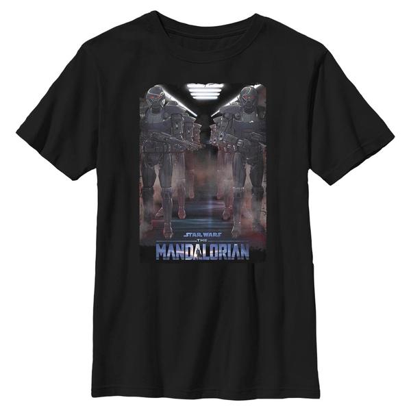 Preview: Star Wars - The Mandalorian - Dark Troopers Troopin - Kids T-Shirt - Black - Front