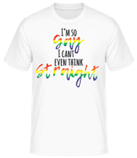 I'm So Gay - Men's B&C T-Shirt - White - Front