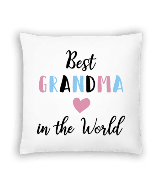 Aperçu: Best Grandma In The World - Coussin - Blanc - Devant