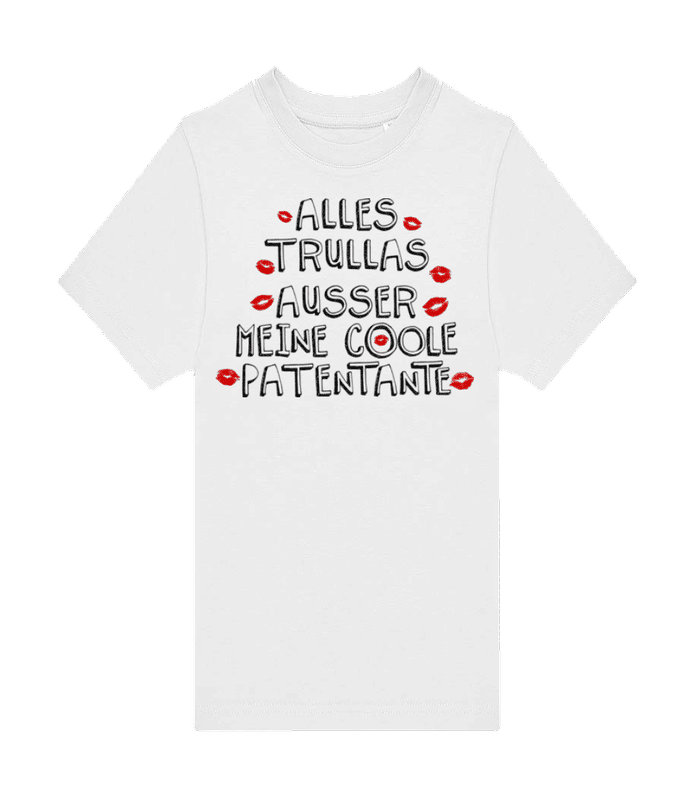 Vorschau: Alles Trullas Außer Patentante - Kinder T-Shirt B&C - Weiß - Vorne