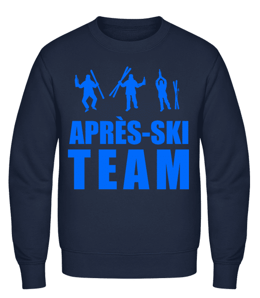 Aperçu: Après Ski Team - Sweat-shirt classique avec manches set-in - Marine - Vorn