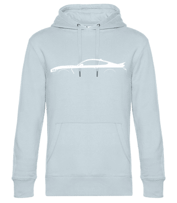 'Ford Shelby GT350 2015' Silhouette - Men’s Standard Hoodie - Light blue - Front
