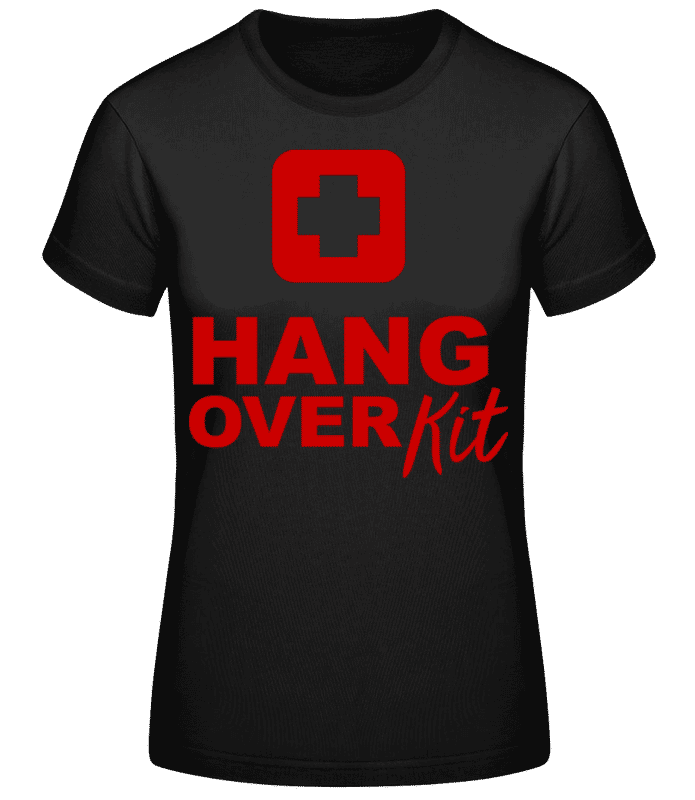 Vorschau: Hangover Kit - Frauen T-Shirt B&C - Schwarz - Vorne