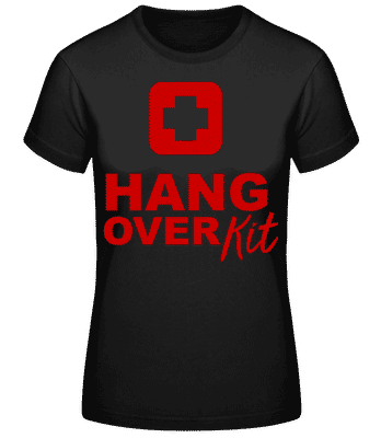 Hangover Kit - Frauen T-Shirt B&C - Schwarz - Vorne