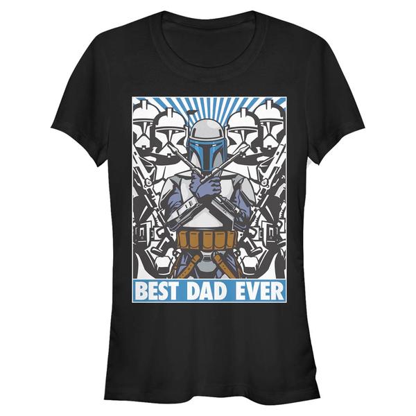 Aperçu: Star Wars - The Clone Wars - Wrecker Jango Dad - Father's Day - Femme T-shirt - Noir - Devant