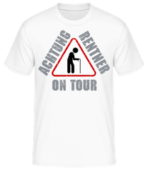 Achtung Rentner On Tour · Männer Basic T-Shirt