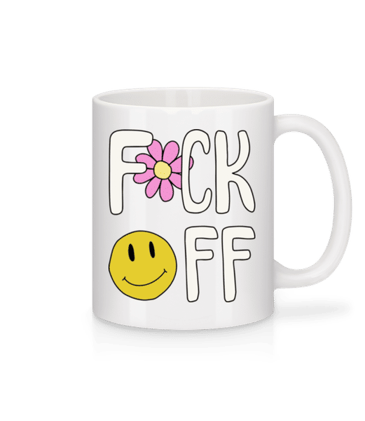 Aperçu: Fck Off - Mug en céramique blanc - Blanc - Devant