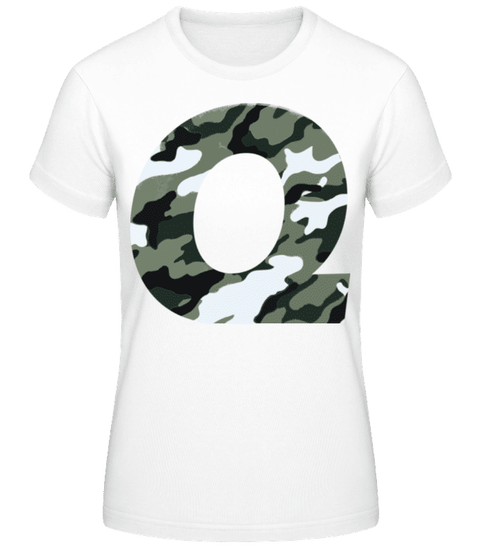 Preview: Queen Camouflage - Women's Basic T-Shirt - White - Front