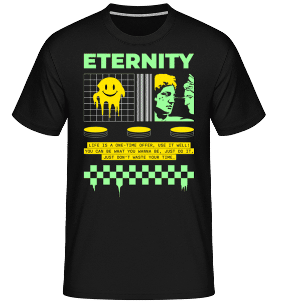 Aperçu: Eternity -  T-Shirt Shirtinator homme - Noir - Devant