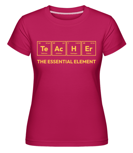 Preview: Teacher Element -  Shirtinator Women's T-Shirt - Magenta - Front