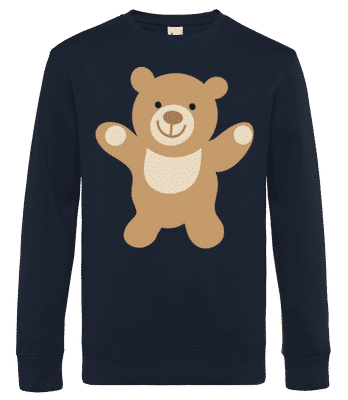 Bande dessinée pour enfants - L'enfer des ours - Sweat-shirt standard pour homme - Bleu marine - Devant