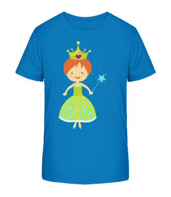 Princess Kids - Kinder Bio T-Shirt Stanley Stella 2.0 - Royalblau - Vorne