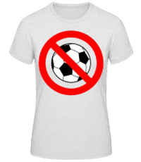 Anti Soccer - Women's Basic T-Shirt - Heather grey - Front