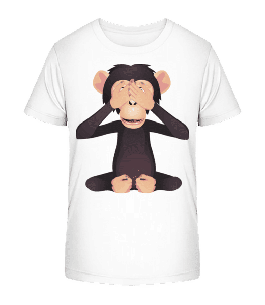 Aperçu: Singe Aveugle - T-shirt bio Enfant Stanley Stella 2.0 - Blanc - Devant
