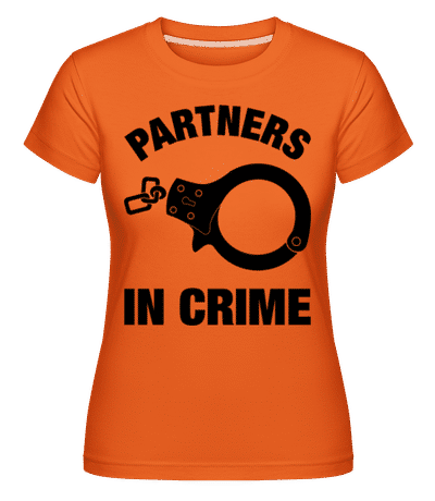 Partners In Crime -  Shirtinator Women's T-Shirt - Orange - Front