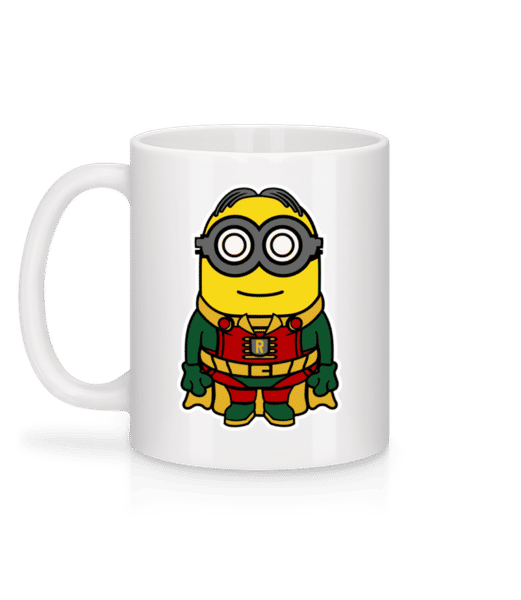 Aperçu: Minion Robin - Mug en céramique blanc - Blanc - Derrière